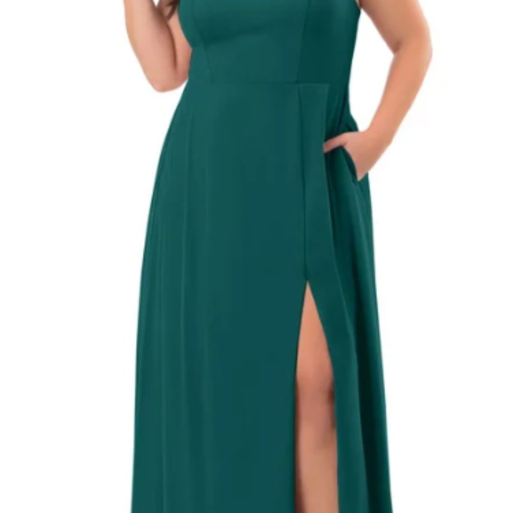Amazing Peacock Team Bridesmaid Dress